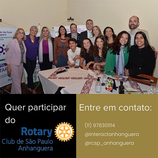 imagem venha fazer parte do Rotary Club São Paulo Anhanguera 